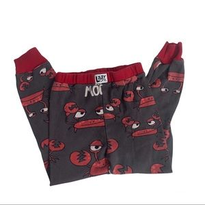 Lazy One Crab‎ Pajama Pants 2T